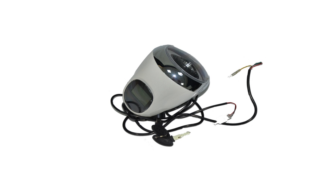 ÖN FAR&K.M SAATİ ve KONTAK SET BEYAZ (THREE GO)